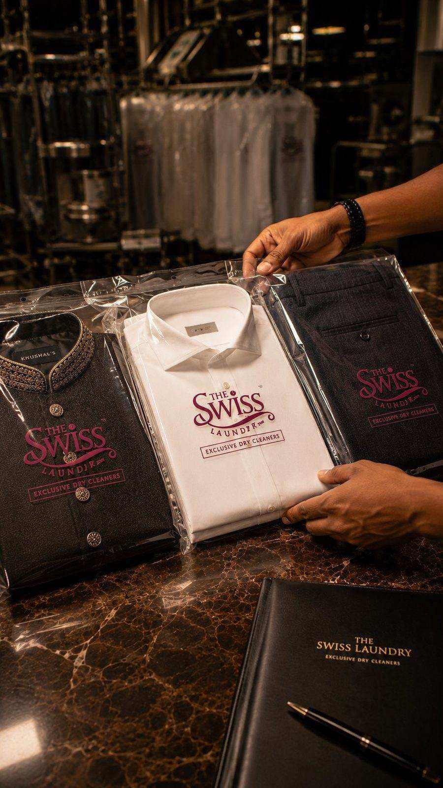 Final check packaged garments — The Swiss Laundry Kolkata